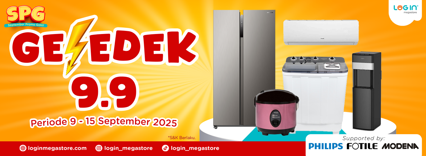 Promo PROMO GELEDEK 09.09 - Login Megastore